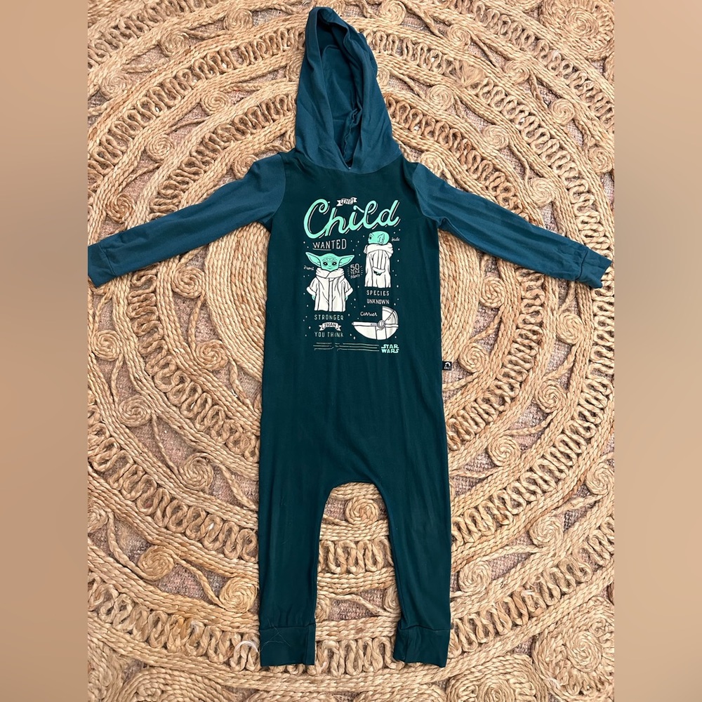 RAGS x Star Wars The Child Romper sz 3/4 RARE & HTF